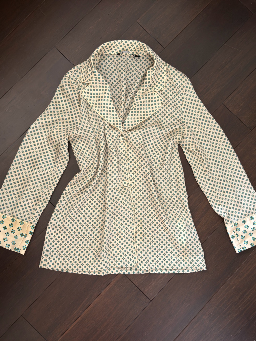 ZARA lounge pijama style blouse